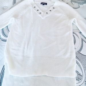 White Cotton Sweater